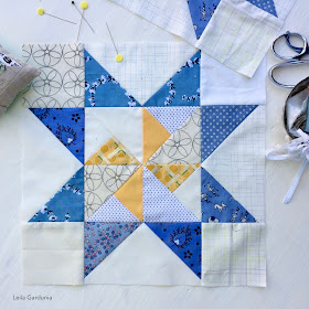 Fresh & Scrappy Block of the Month Quilt 2019 - perfect for scraps and fabric leftovers