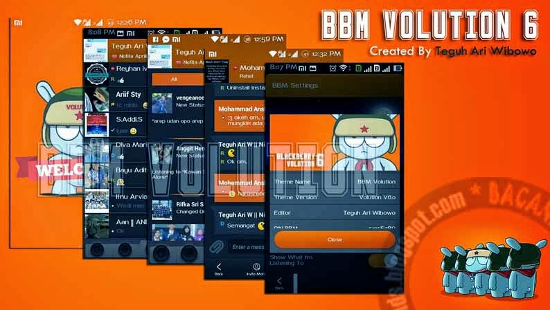 Download BBM mod volution 6 apk free