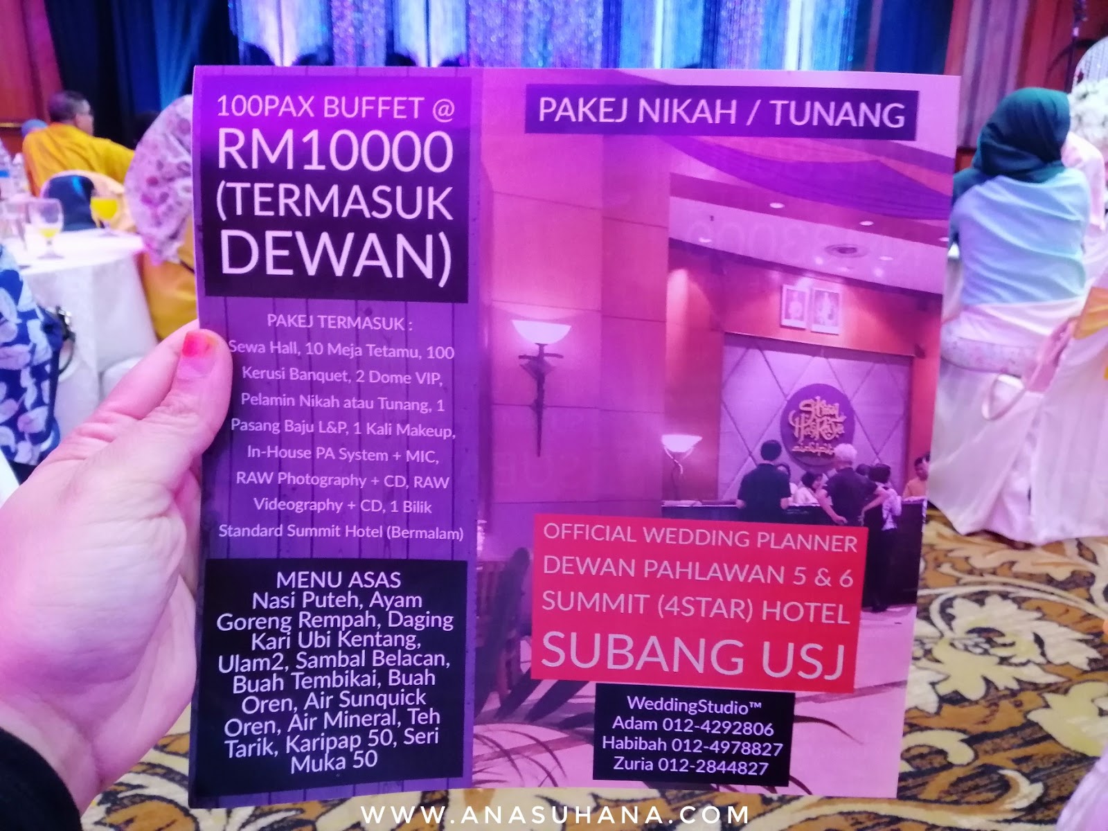 Pakej Perkahwinan di Summit Hotel Subang USJ oleh Wedding Studio 