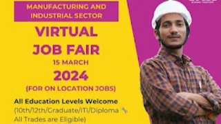 10th, 12th, ITI, Diploma and Any Graduates Job Fair Online for Manufacturing Industry | Campus Placement Drive March 2024