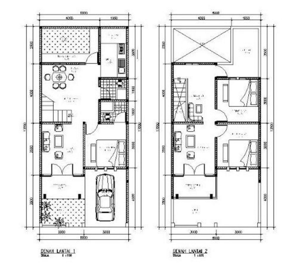  Denah  Rumah  2  Lantai  Type  150 Top Rumah 