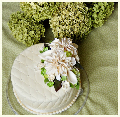 Small Wedding Cakes on Jeneze Cake Design  Small Floral Wedding Cake