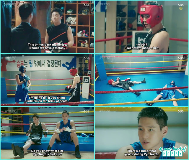 boxing match between hwa shin and jung  - Jealousy Incarnate - Episode 9 Review