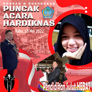 Twibbon Online Puncak Acara Hardiknas Sulawesi Utara (SULUT), Pada 18 Mei 2022, Dilengkapi Cara Membuat Frame Twibbon