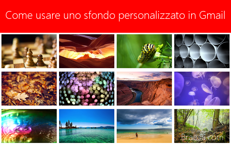 Come usare uno sfondo personalizzato in Gmail