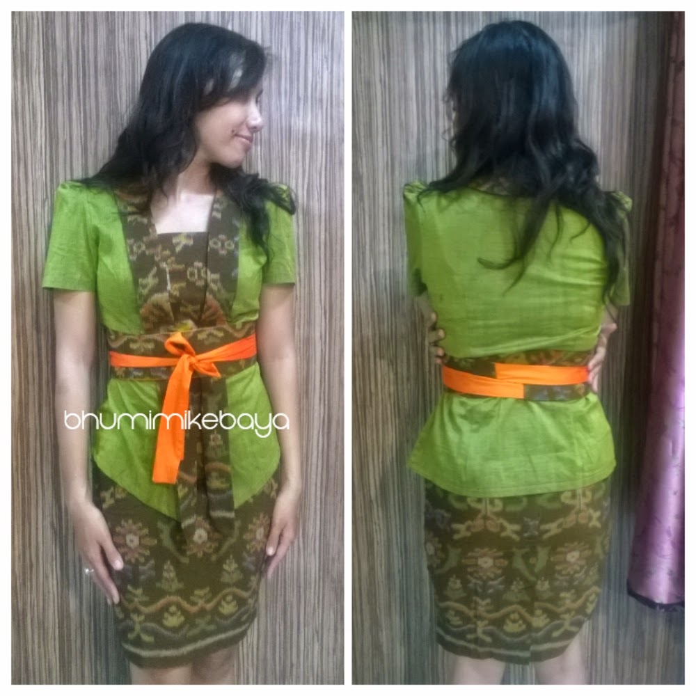  Model  dress Tenun Ikat