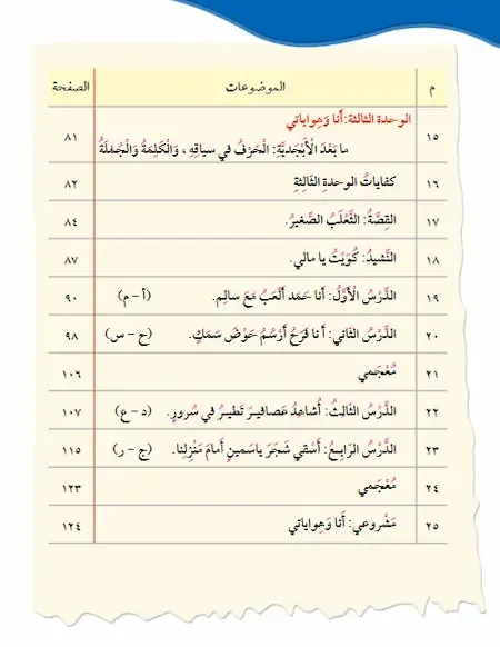 تحميل كتاب لغتى العربية الصف الأول الابتدائى الفصل الأول 2022 الكويت