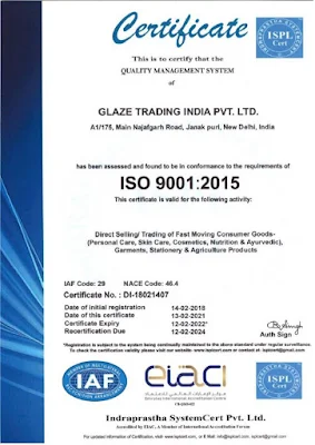 Certificates of Quality Management System