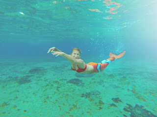 mermaid, cozumel, relax, stress release, sirena, caribbean, mar caribe