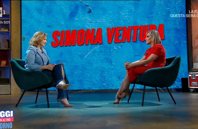 Serena Bortone Simona Ventura oggi è un altro giorno 19 aprile