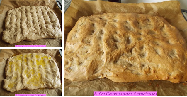 Focaccia romarin l'ail (Vegan)