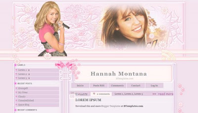 30 Amazing Girly Blogger Templates