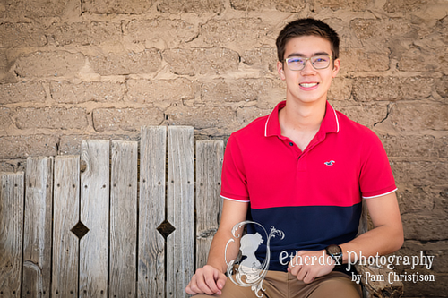 Professional portrait of a Volcano Vista High school senior at locations in Albuquerque