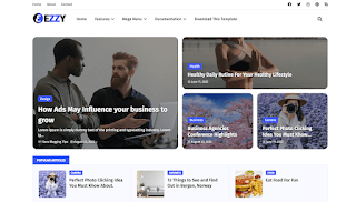 Ezzy v1.0 - Responsive News and Magazine Blogger Theme