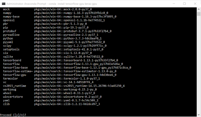 Preparing install Tensorflow GPU and Keras GPU Using Conda