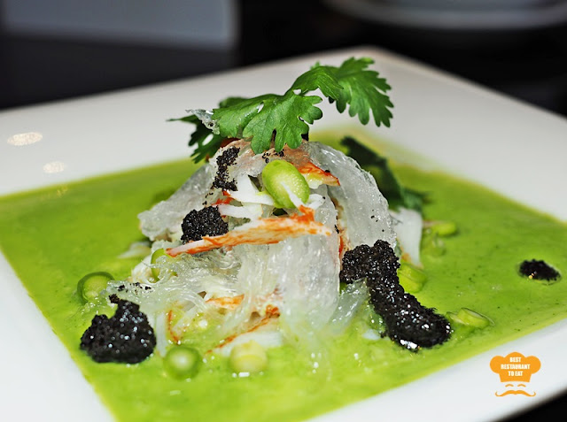 Braised Bird's Nest on Steamed Eggs White Summer Palace Chinese Restaurant Marriott Putrajaya Hotel