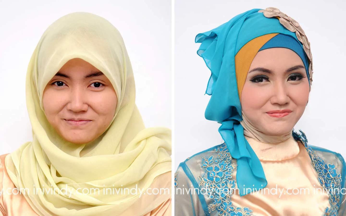 Ini Vindy Yang Ajaib Before After Makeover Wisuda Hijab Natural
