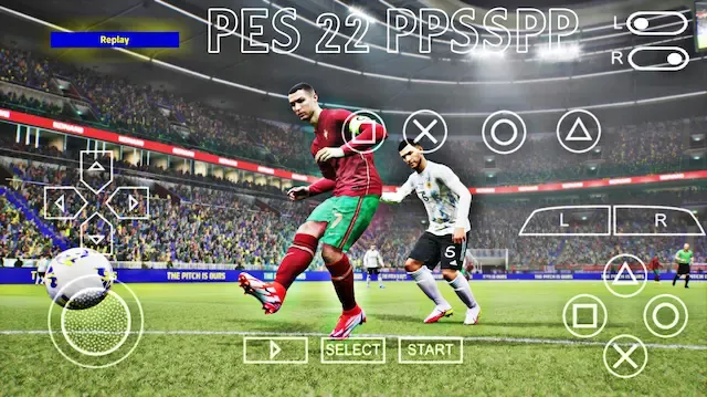 pes 2022 ppsspp 300mb
