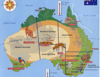 Plus de 400 carte australie ville en anglais 231039