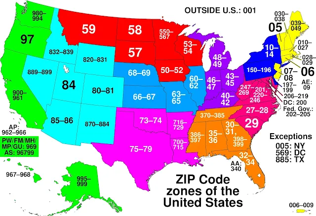 United States ZIP Code Maps