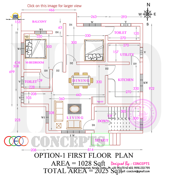 First floor plan First floor plan