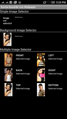 Kavita Kaushik 3D live Wallpaper For Android Mobile Phone