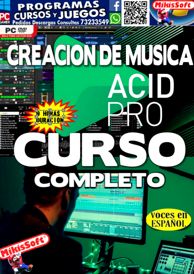 CURSO DE ACID PRO CREACION DE MUSICA - VOCES  - CURSO COMPLETO