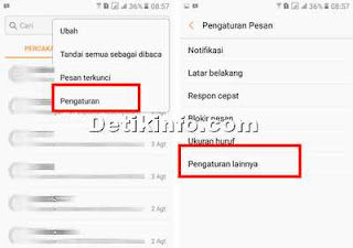 error kirim SMS samsung