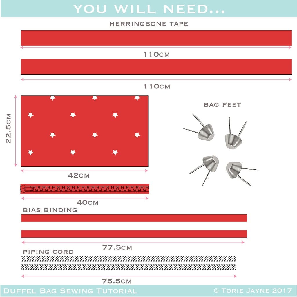 Duffel Bag Free Tutorial & Pattern