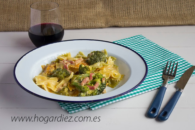 Receta de pasta con brocoli para Chef o Matic Pro