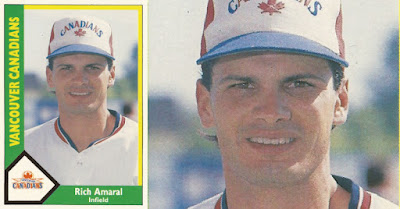 Rich Amaral 1990 Vancouver Canadians card