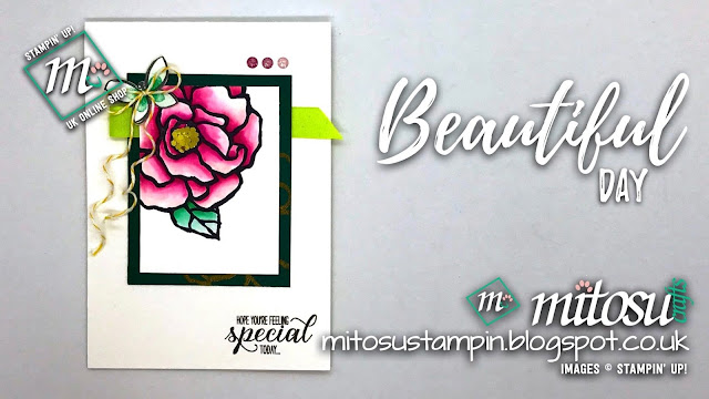 Stampin' Up! Beautiful Day SU Card Idea order craft products from Mitosu Crafts UK Online Shop