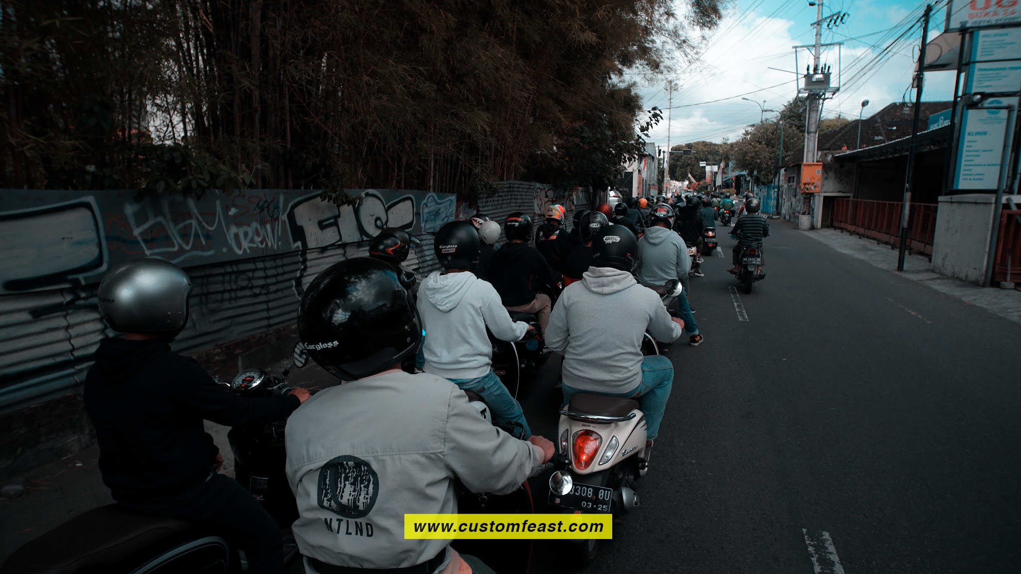 riding bareng komunitas scoopy r12 jogja