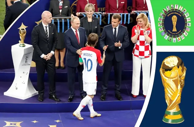 تتويج منتخب كرواتيا بالميدالية الفضية في كاس العالم 2018