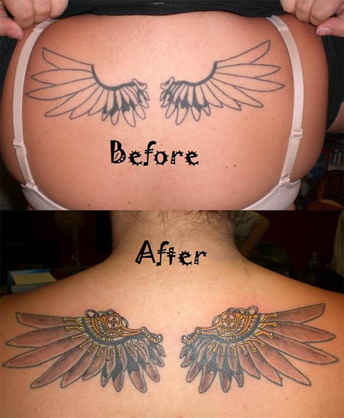 tattoo cover up. tattoo cover up ideas.