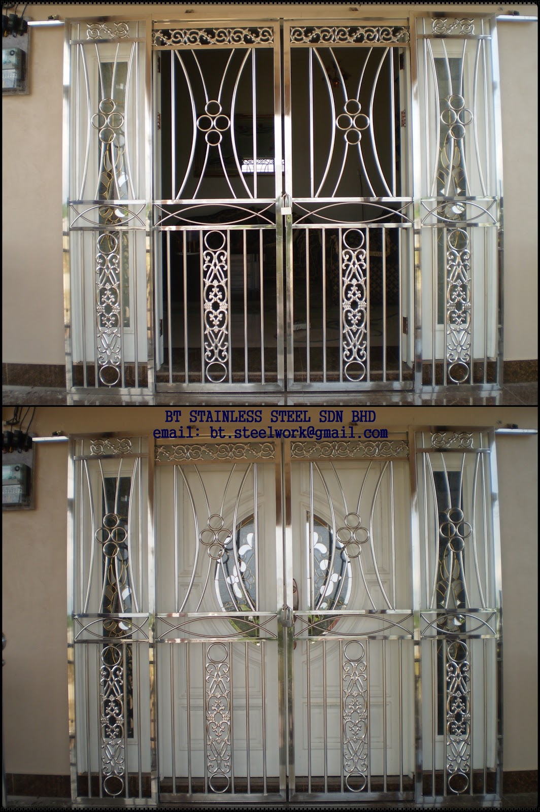 BT STAINLESS STEEL SDN BHD BT STEEL WORK CONTOH CONTOH 