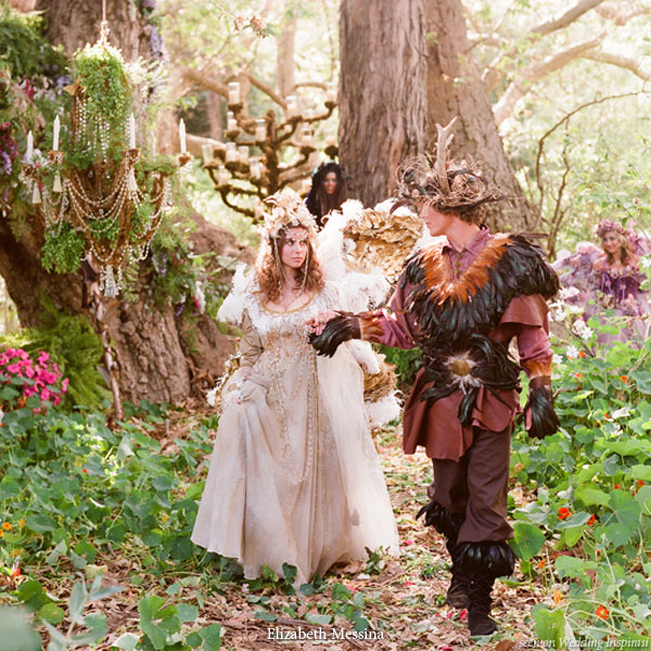 I happened across this blog highlighting a magical fairy forest wedding