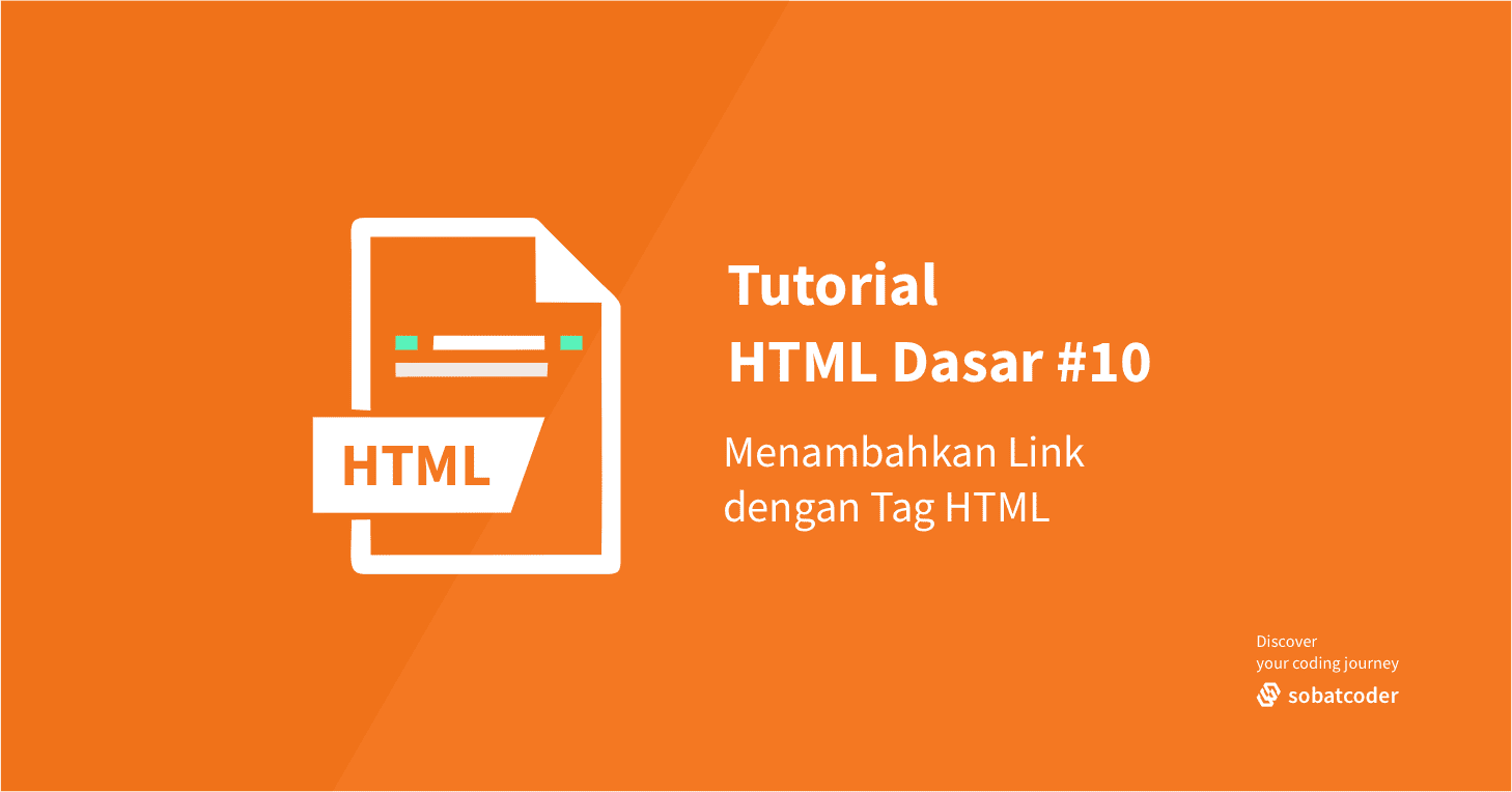Menambahkan Link dengan Tag HTML