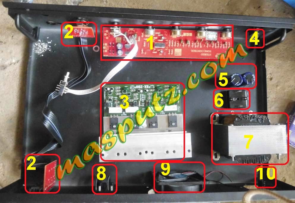 Cara Mudah Merakit Power Amplifier  Watt Stereo