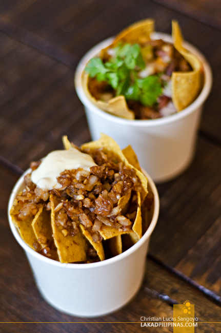 Nachos at Truck Junction Hostels Restaurant