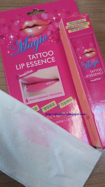 tattoo, lip essence, skin factory, korea, kore kozmetik, blog, blogger, sihirlimavi