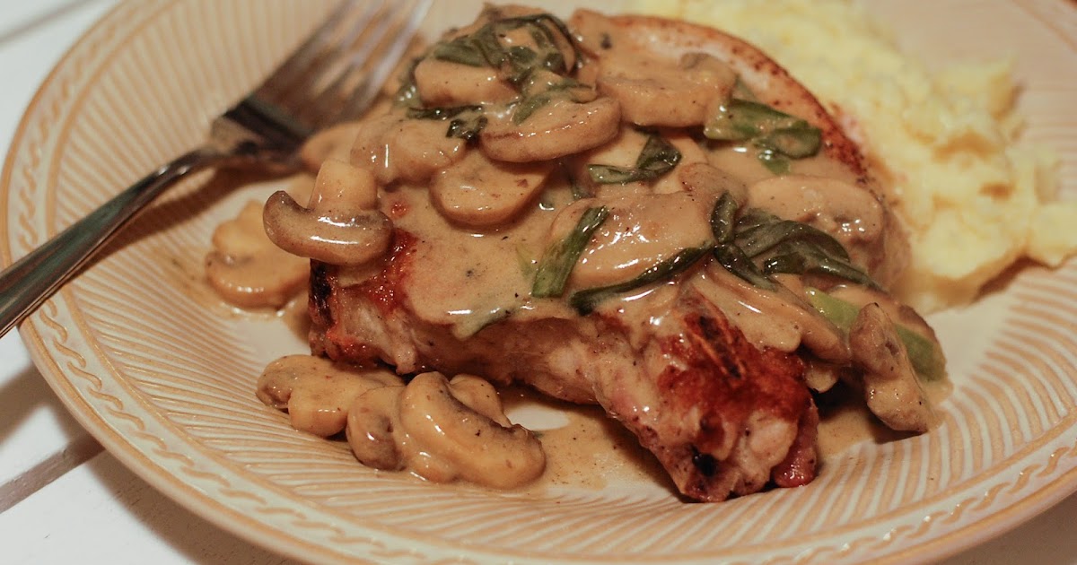 Reckless Abandon: Pork Chops with Mushroom Sauce