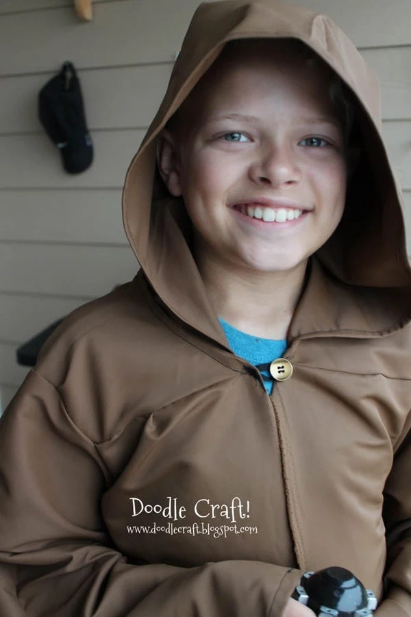 Jedi robe pattern perfect for Star Wars themed halloween costumes or comic convention cosplays