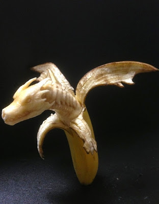 Very tastefully banana sculptures. 