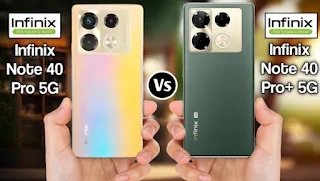 Infinix Note 40 Pro 5G VS Infinix Note 40 Pro Plus 5G Specifications, Price in India, Full Review