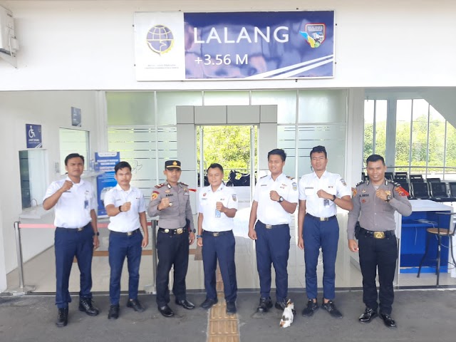 KAPOLSEK MEDANG DERAS MELAKSANAKAN COOLING SISTEM SAMBANG KE KANTOR STASIUN KA DESA LALANG