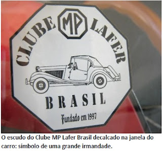 O escudo do Clube MP Lafer Brasil.