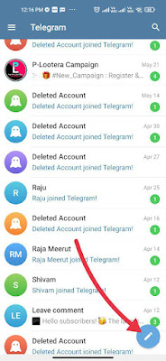 How to create Telegram Channel in mobile