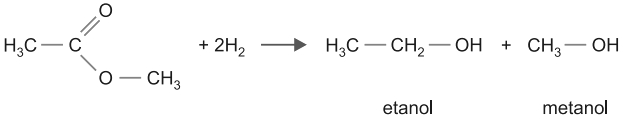 IV) Redução do éster (LiAlH4 fornecendo H2)