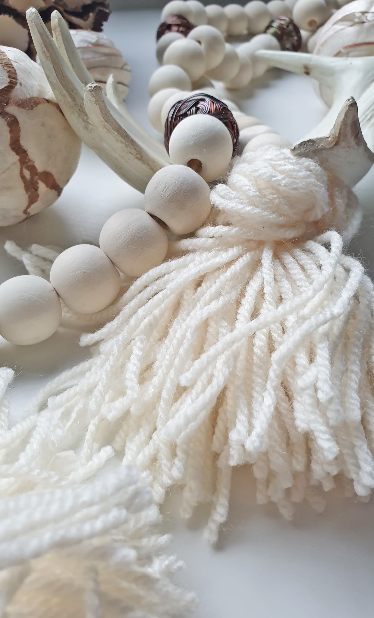 Christmas DIY wooden beads chain